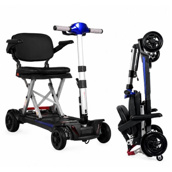 Enhance Mobility Mobifree Lightweight Folding Scooter in Blue