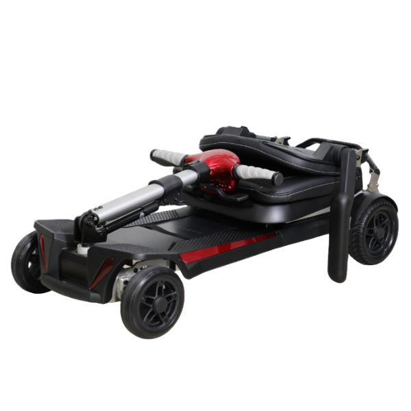 Enhance Mobility Mobifree Lightweight Folding Scooter in Folding Position