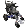 Image of Evaluation Evolution Auto Folding Heavy Duty Power Wheelchair By Discover Your Mobility with Blue Frame