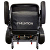 Image of Evaluation Evolution Auto Folding Heavy Duty Power Wheelchair By Discover Your Mobility with Silver Frame Folded  Front Side View