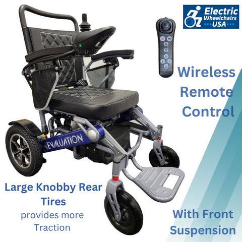 Evaluation Evolution Auto Folding Heavy Duty Power Wheelchair Features 