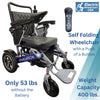 Image of Evaluation Evolution Auto Folding Heavy Duty Power Wheelchair Features 