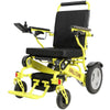 Image of Falcon Heavy Duty Power Wheelchair With Reclining Backrest By Discover Your Mobility Shown in Yellow Frame 