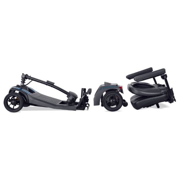 Forcemech Liberty Portable 4-Wheel Mobility Scooter Disassembled in Pieces