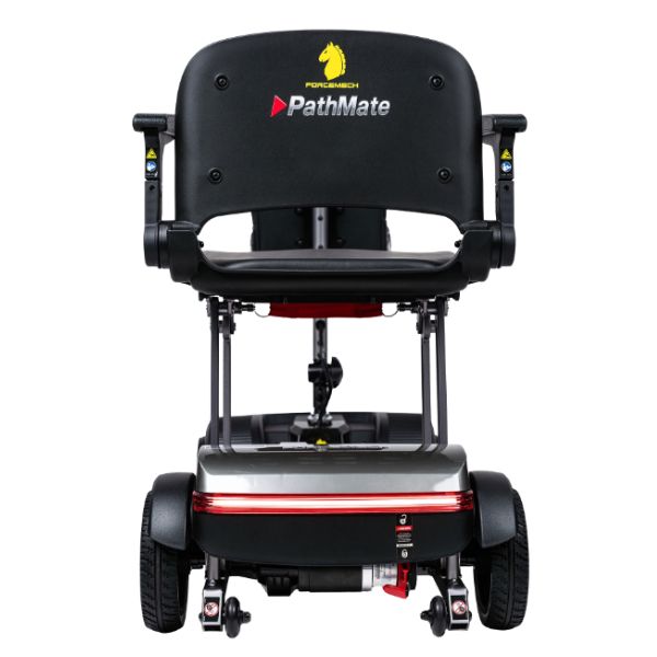 Forcemech Pathmate Lightweight Folding Mobility Scooter Full Rear View