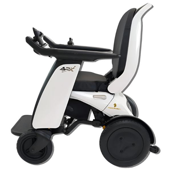 Forcemech ARK Folding Electric Wheelchair Left Side View