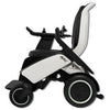 Image of Forcemech ARK Folding Electric Wheelchair Left Side View with the Armrest Pulled Back
