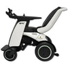 Image of Forcemech ARK Folding Electric Wheelchair Left Side View  with the Back Rest Reclined