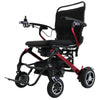 Image of Forcemech Carbon F1 Folding Power Wheelchair in Red Color