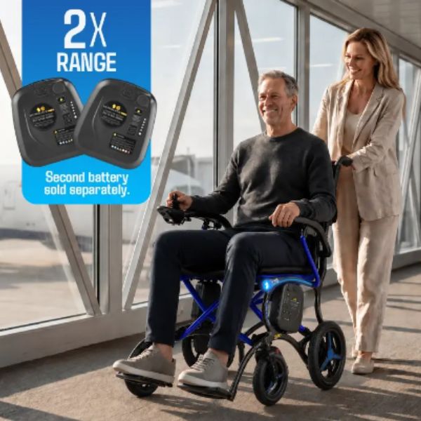 Forcemech Ultralite G20 PRO Carbon Fiber Folding Electric Wheelchair