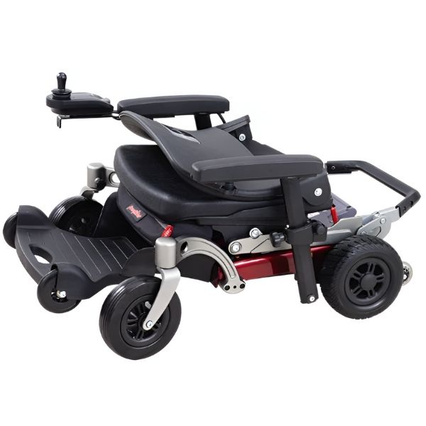 FreeRider Luggie Chair Foldable Power Chair Folded View