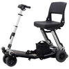 Image of FreeRider Luggie Classic II Travel Scooter Metallic Gray Color 