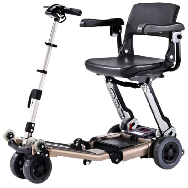 FreeRider Luggie Elite Travel Scooter Champagne Color