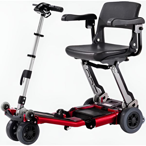 FreeRider Luggie Elite Travel Scooter Red Color
