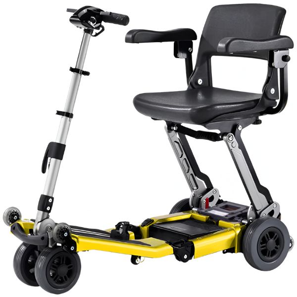 FreeRider Luggie Elite Travel Scooter Yellow Color
