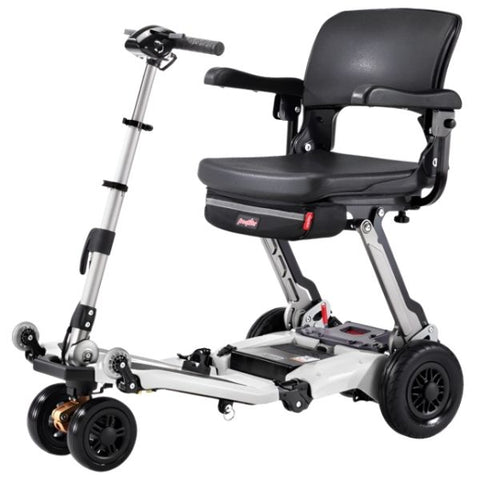 FreeRider USA Luggie Super Plus 3 Travel Scooter Titanium Color