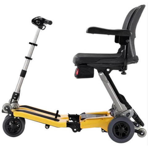 Freerider USA Luggie Super Folding Mobility Scooter Yellow Color