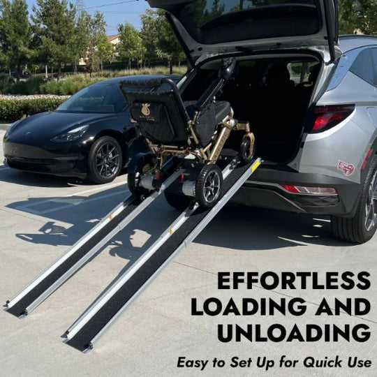 GO-Ramp Portable 7 FT Telescopic Ramp By GomfyGo – Electric Wheelchairs USA