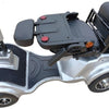 Image of Gladiator 4-Wheel Bariatric Mobility Scooter Showing the Folded Captain Seat