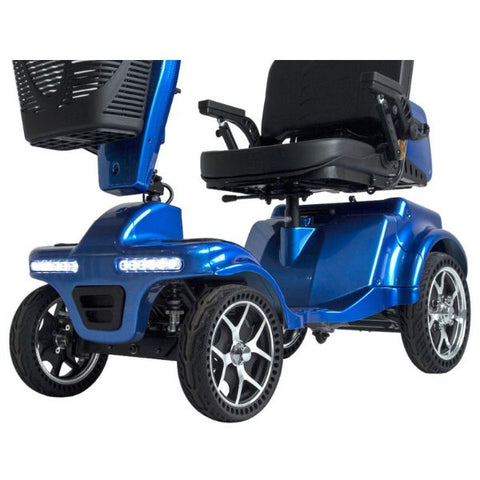 Gladiator 4-Wheel Bariatric Mobility Scooter in Caribbean  Blue Color Main Frame  View
