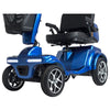 Image of Gladiator 4-Wheel Bariatric Mobility Scooter in Caribbean  Blue Color Main Frame  View