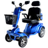 Image of Gladiator 4-Wheel Bariatric Mobility Scooter in Caribbean  Blue Color
