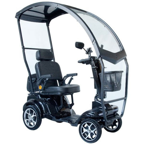 Gladiator 4-Wheel Bariatric Mobility Scooter with Hrad Top Canopy with the Fold Down Seat