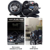 Image of Glide Care G-6R Reclining Backrest Electric Wheelchair Folded View