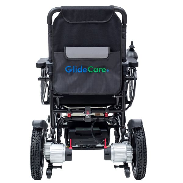 Glide Care G-6R Reclining Backrest Electric Wheelchair Rear View