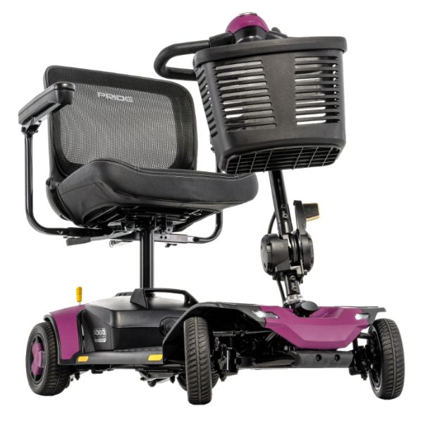 Pride Go-Go Elite Traveller® Gen 3 Platinum 4-Wheel Mobility Scooter in Sugar Plum Color