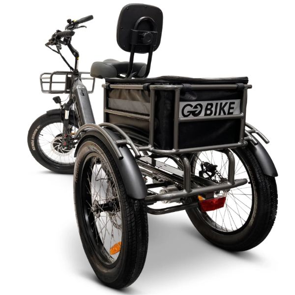 Go Bike FORZA Compact Foldable Electric Trike Rear Storage
