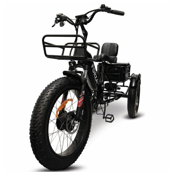 Go Bike Forza Electric Tricycle Black Front View