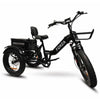 Image of Go Bike Forza Electric Tricycle in Black Pointing on the Right Side