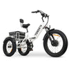 Image of Go Bike Forza Electric Tricycle White in Angle Right View