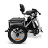 Image of Go Bike TRIO Crossover Lightweight Foldable Electric Tricycle Folded in Right Side View