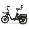Image of Go Bike TRIO Crossover Lightweight Foldable Electric Tricycle Left Side View