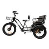 Image of Go Bike Forte Electric Tricycle With Rear Seat Full Left Side View