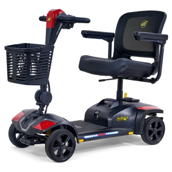 Golden Technologies Buzzaround XL+ 4-Wheel Mobility Scooter Left Side Angle