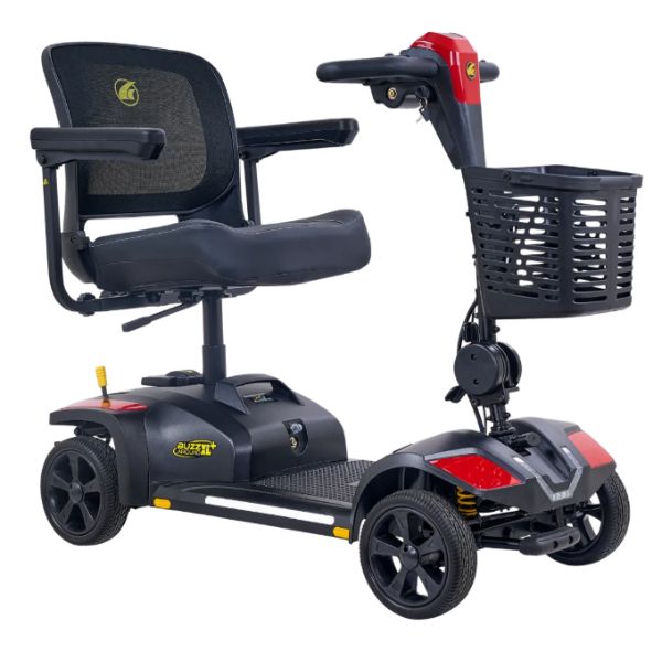 Golden Technologies Buzzaround XL+ 4-Wheel Mobility Scooter in Red
