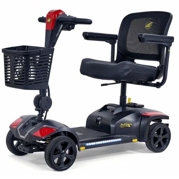 Golden Technologies Buzzaround XL+ 4-Wheel Mobility Scooter in Red