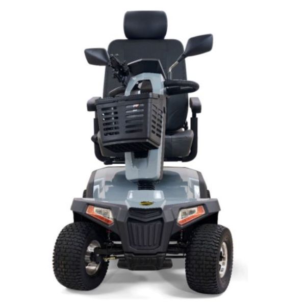 Golden Technologies Eagle All-Terrain 4-Wheel Mobility Scooter Grey Front iew