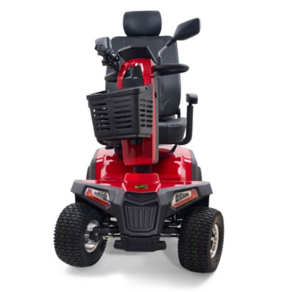 Golden Technologies Eagle All-Terrain 4-Wheel Mobility Scooter Red in Front View
