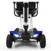 Image of Golden Technologies Buzzaround Carry On Folding Mobility Scooter GB120 Blue Color Front View