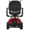 Image of Golden Technologies Companion 4-Wheel Bariatric Scooter GC440 Crimson Red  Color Back View