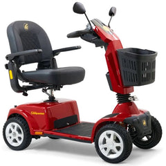 Golden Technologies Companion 4-Wheel Bariatric Scooter GC440 Crimson Red Color