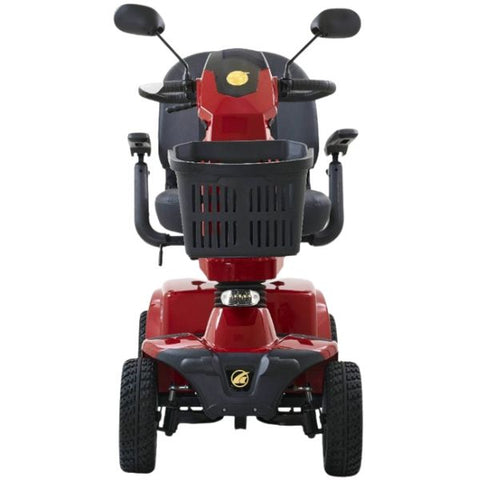 Golden Technologies Companion 4-Wheel Bariatric Scooter GC440 Crimson Red Color Front  View