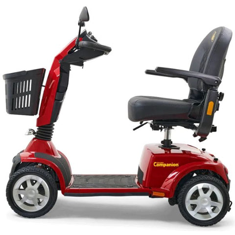 Golden Technologies Companion 4-Wheel Bariatric Scooter GC440 Crimson Red Color Right Side View