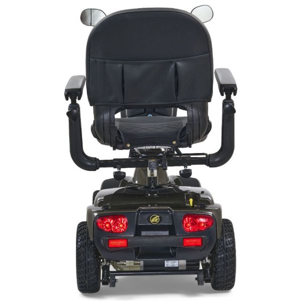 Golden Technologies Companion 4-Wheel Bariatric Scooter GC440 Galactic Grey Color  Back View