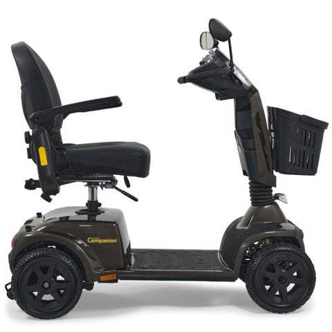 Golden Technologies Companion 4-Wheel Bariatric Scooter GC440 Galactic Grey Color  Left Side View