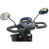 Image of Golden Technologies Companion 4-Wheel Bariatric Scooter GC440 Galactic Grey Color  Console and Side Mirror